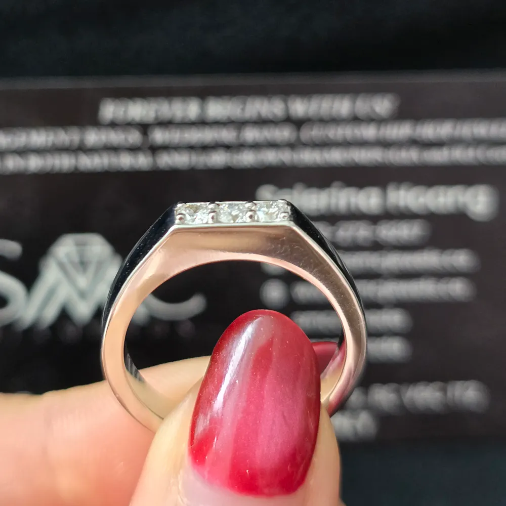Wedding Band in 14KT White Gold | 1523