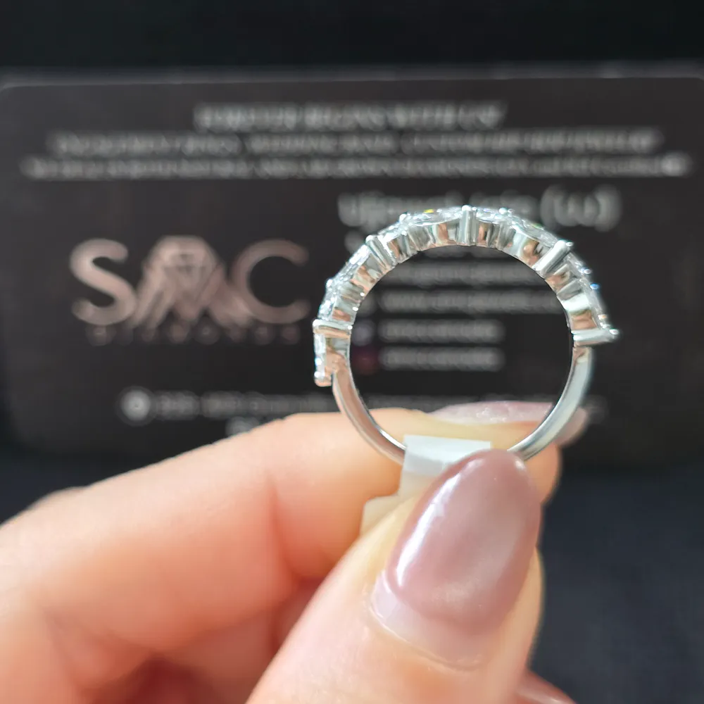 Wedding Band in 14KT White gold | 1164