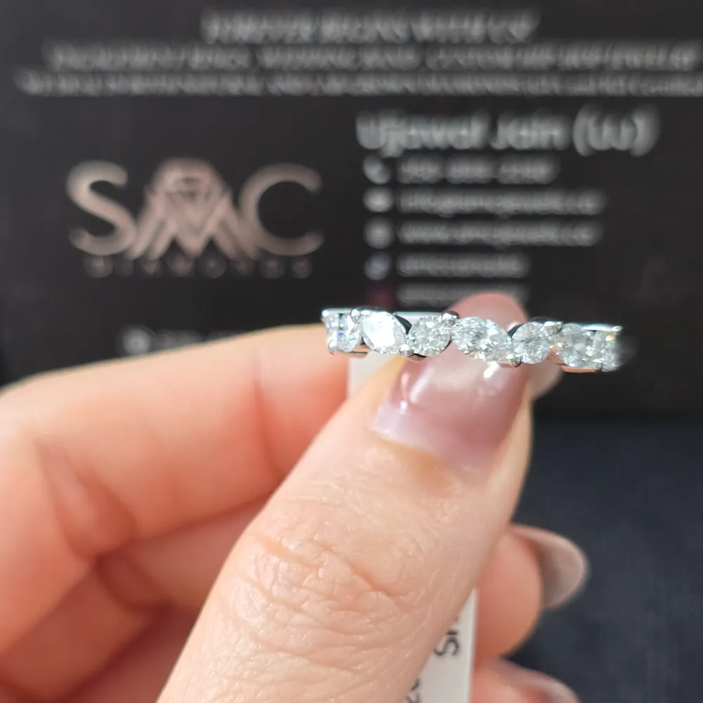 Wedding Band in 14KT White gold | 1164