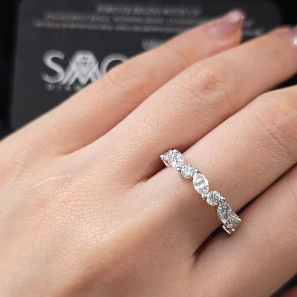 Wedding Band in 14KT White gold | 1164