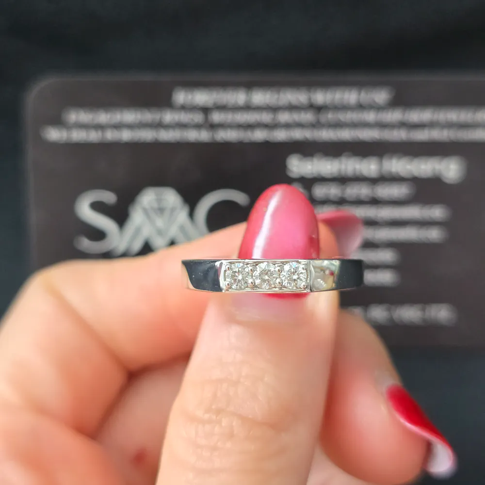 Wedding Band in 14KT White Gold | 1523