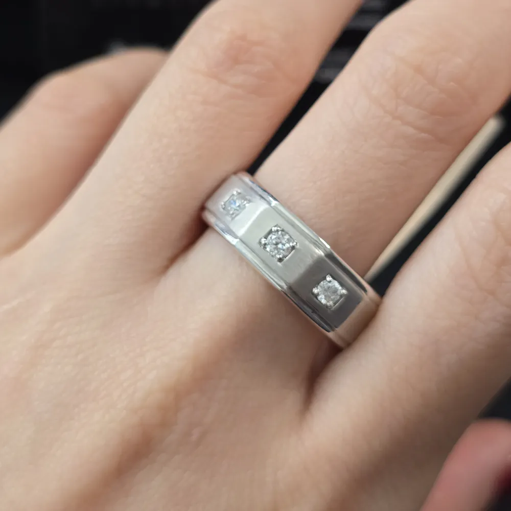Wedding Band in 14KT White Gold | 1511