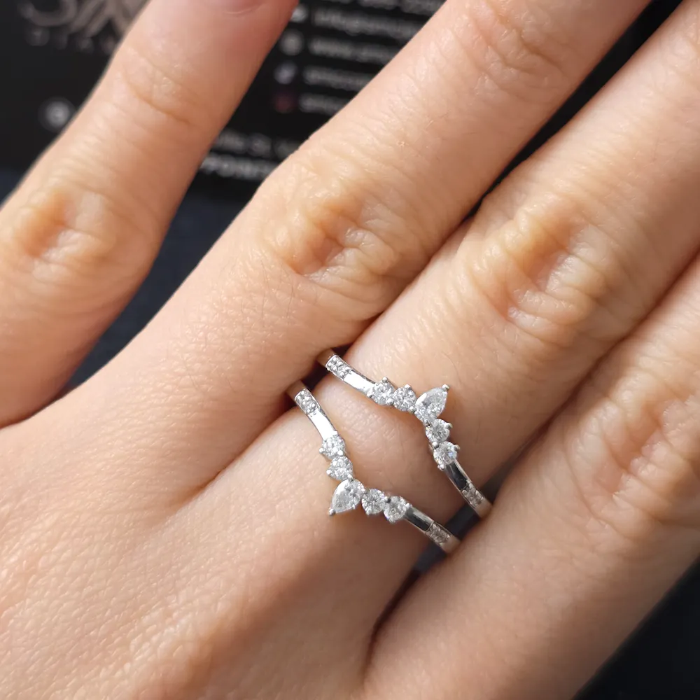 Wedding Band in 14KT White Gold | 1402