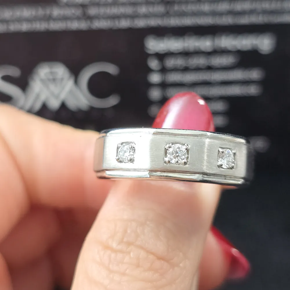 Wedding Band in 14KT White Gold | 1511