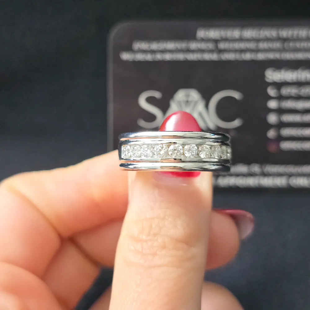 Wedding Band in 14KT White Gold | 1505