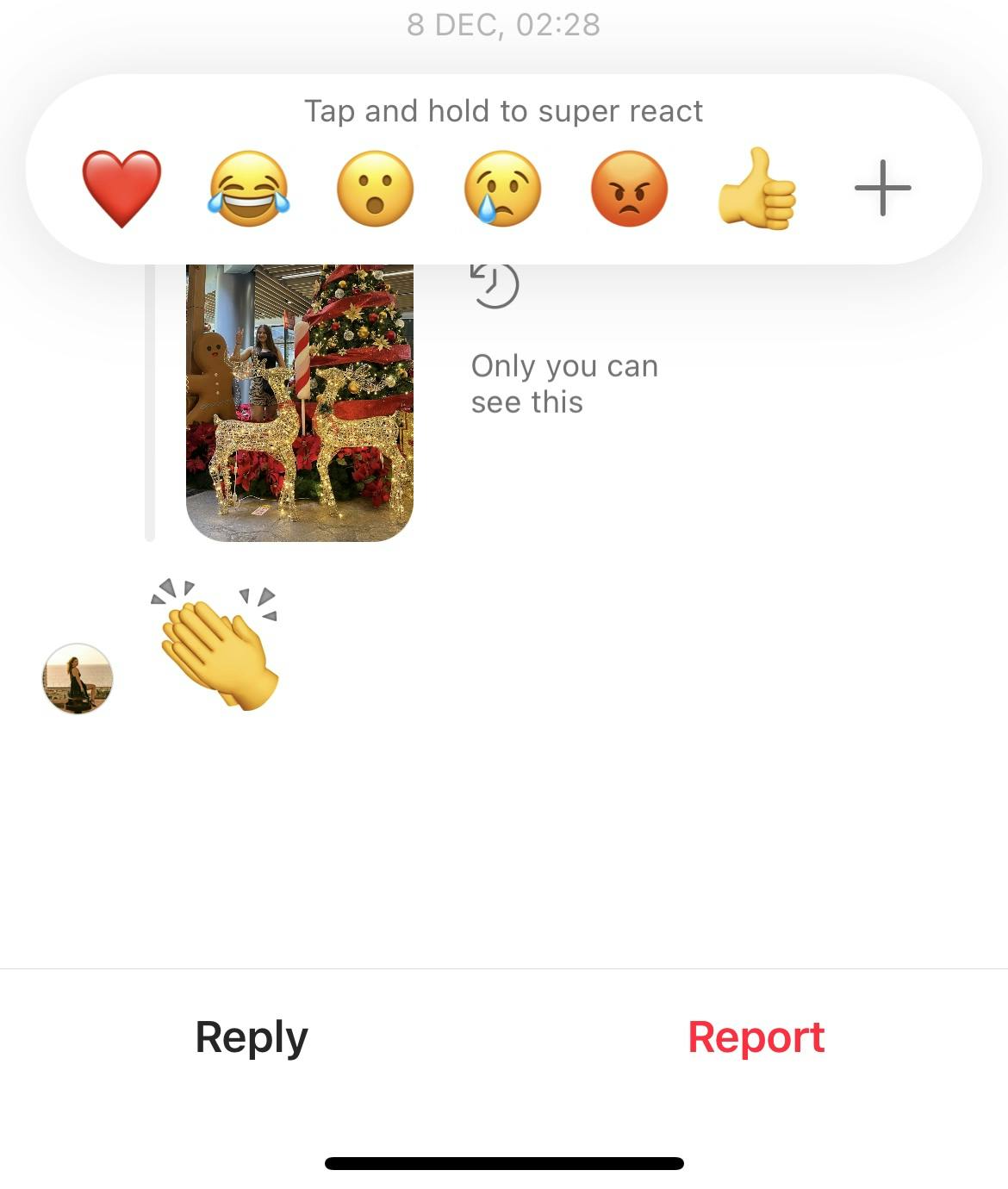 How to reply to a specific message on Instagram