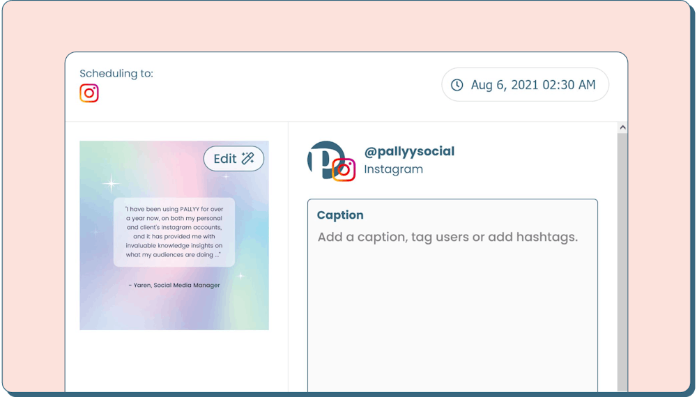 Schedule Instagram Posts