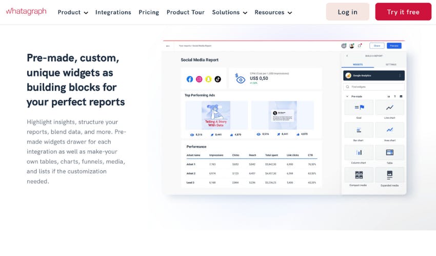 Whatagraph Instagram Analytics Reporting