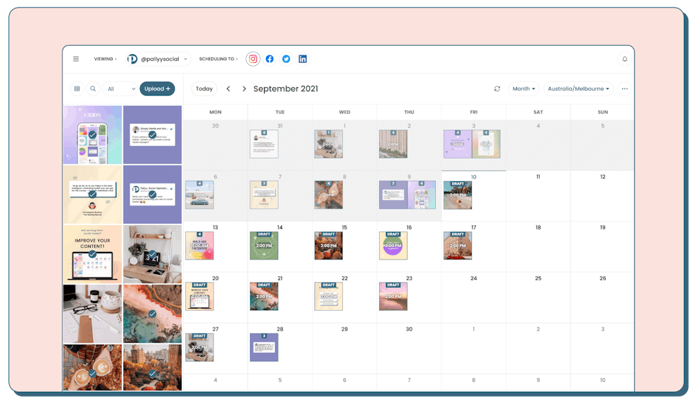 Visually plan your Instagram feed