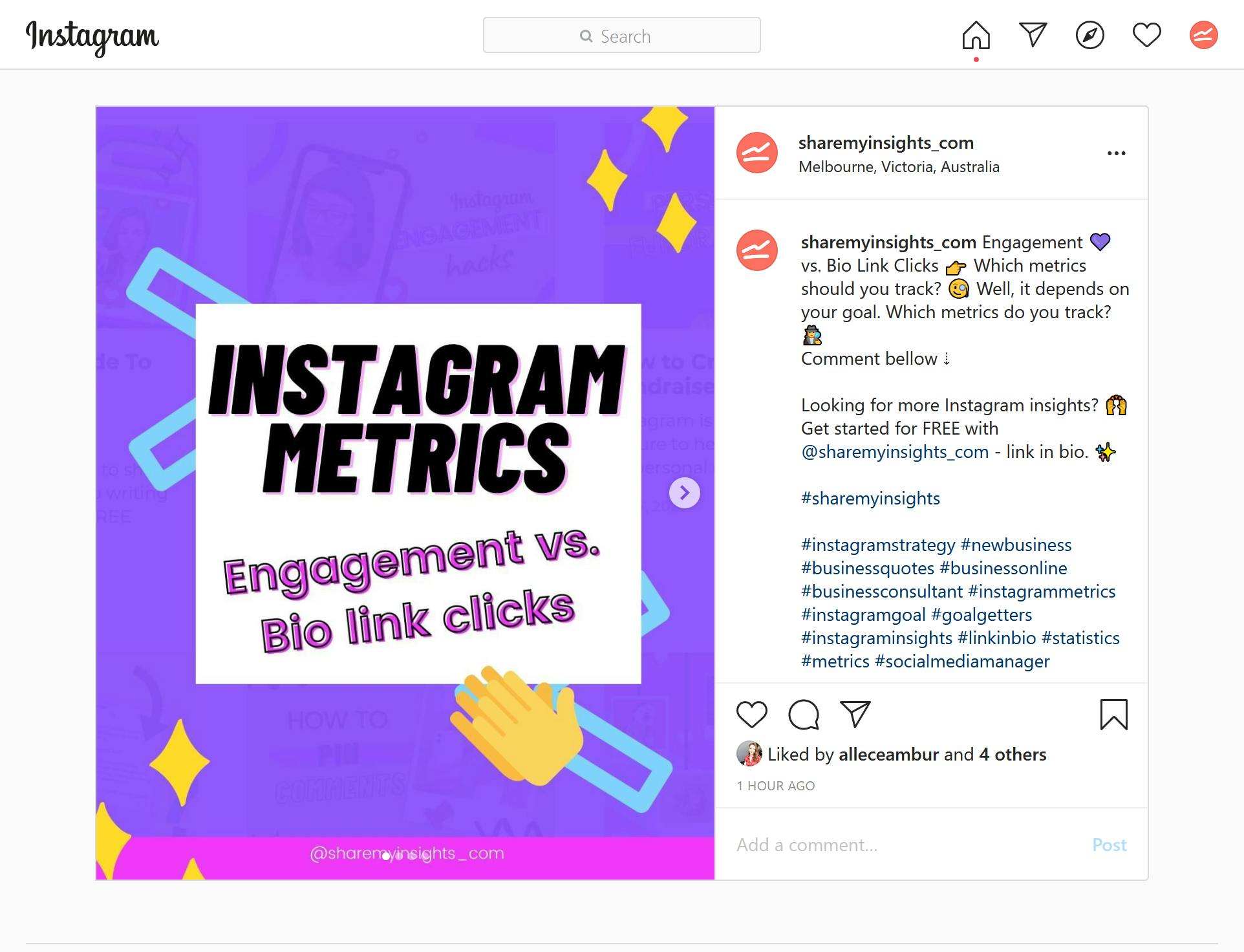 How To Share An Instagram Post in Stories