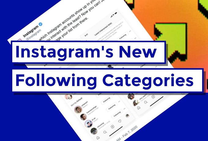 Instagram's new following categories feature has launched!