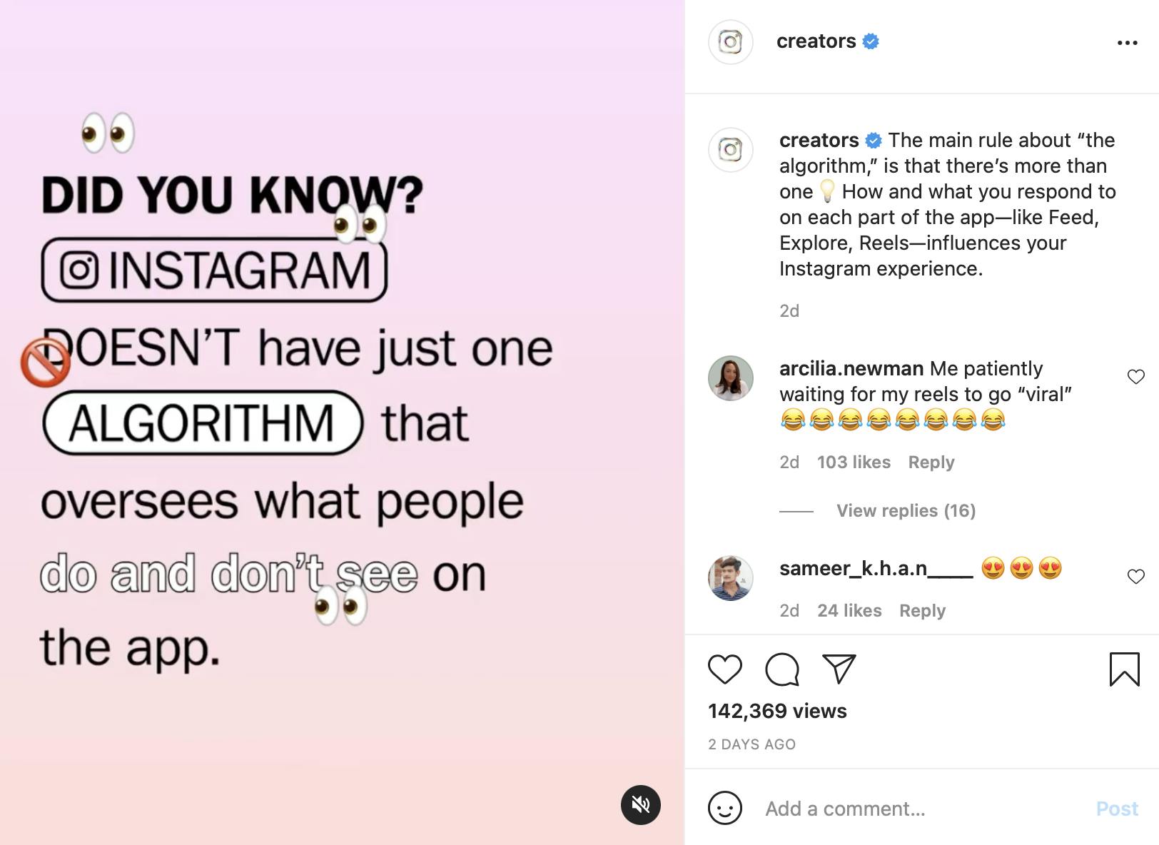 Here's how the Instagram algorithm works in 2021