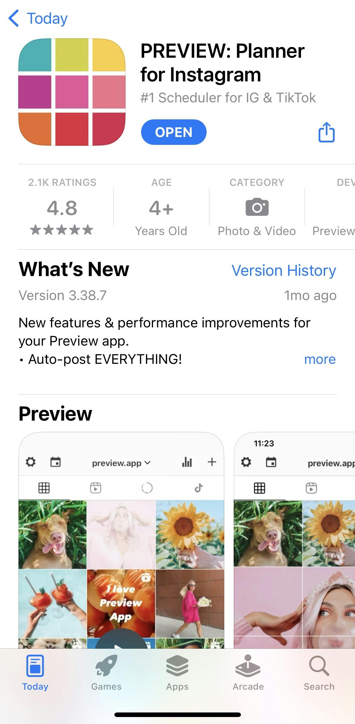 Preview App - Mobile Planner for Instagram