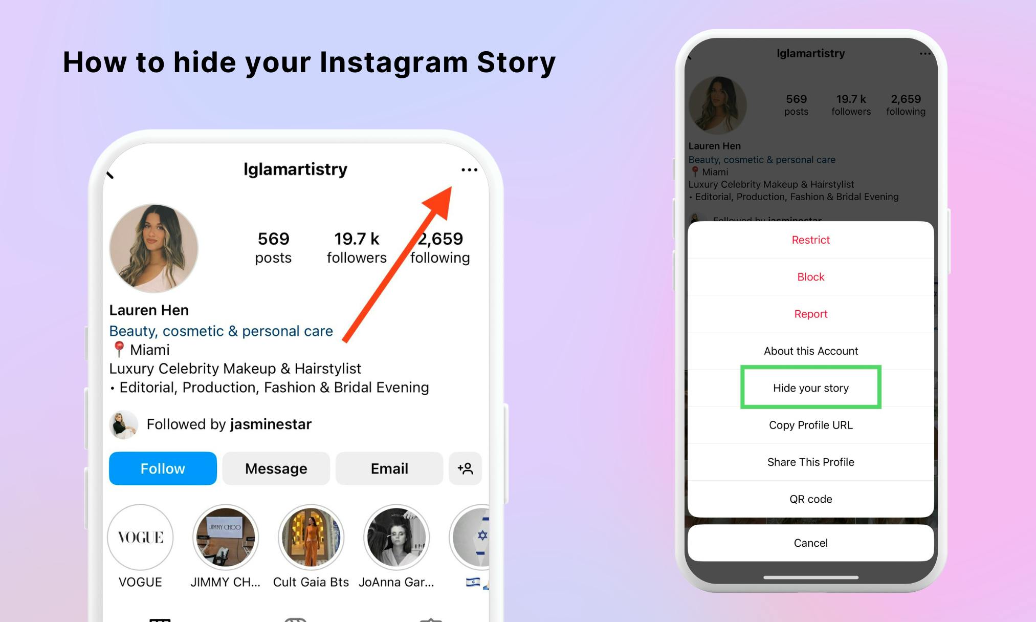 How to hide your Instagram Story from your followers