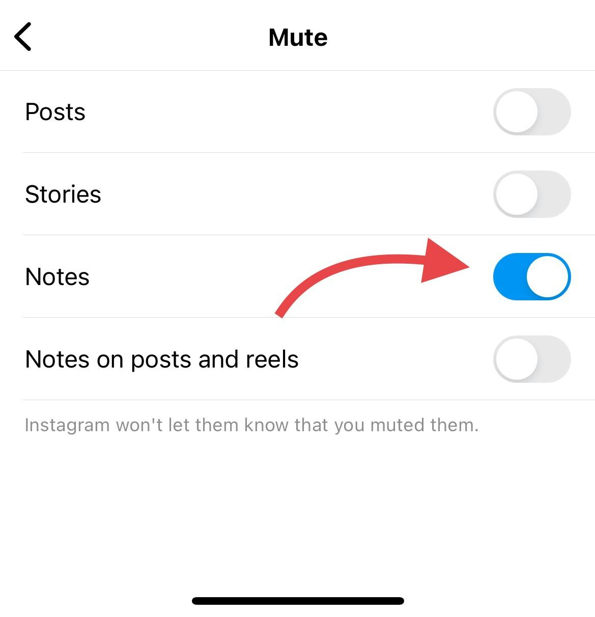 How you mute and unmute Notes on Instagram 