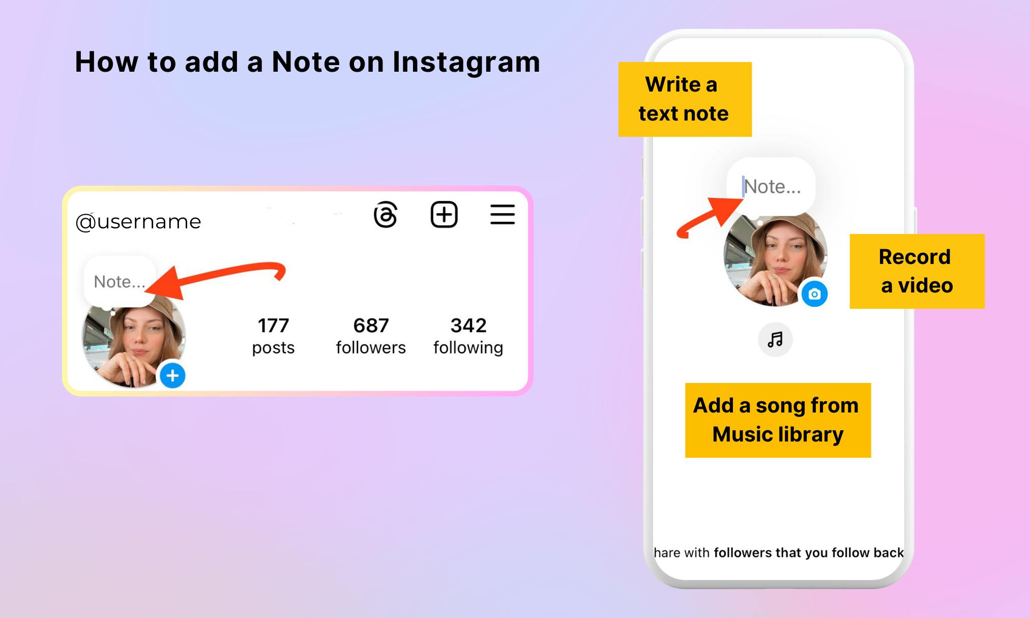How to add a Note on Instagram
