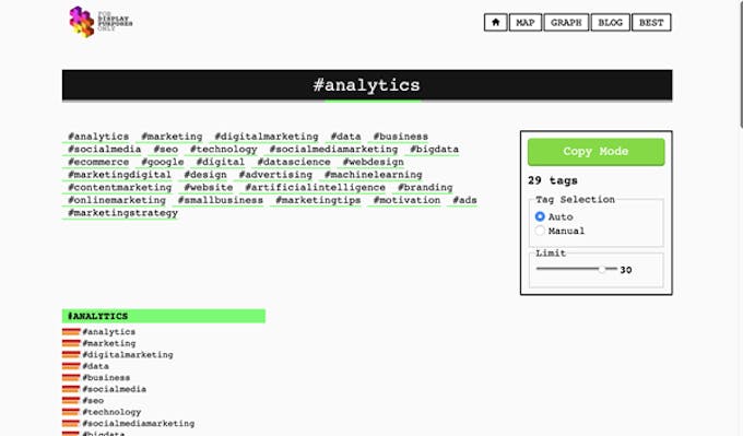 Free Instagram hashtag tools