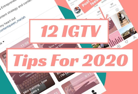 Preview for article 12 IGTV Tips For 2020