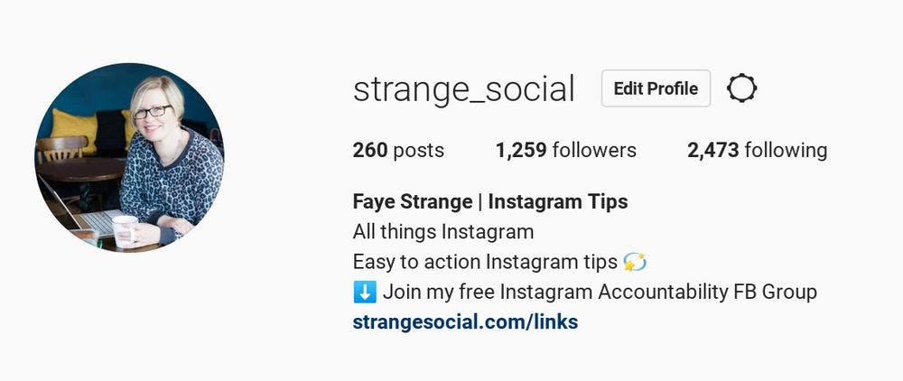Make sure to optimise your username and name so you can be found in instagrams search bar