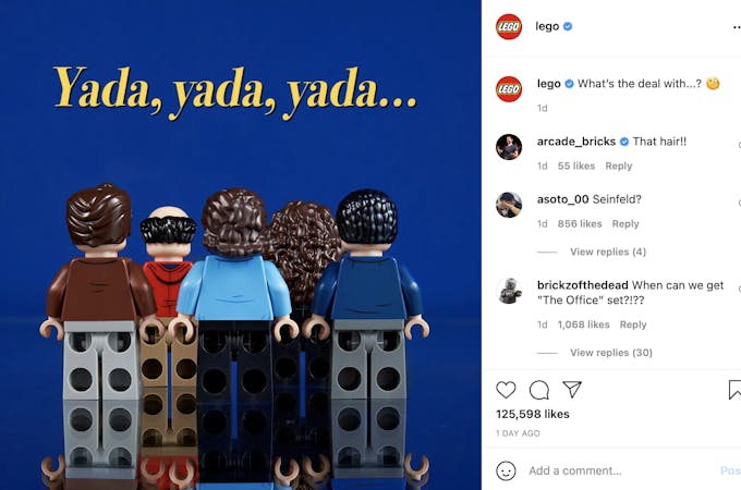 Lego teases new products by letting people guess what it is