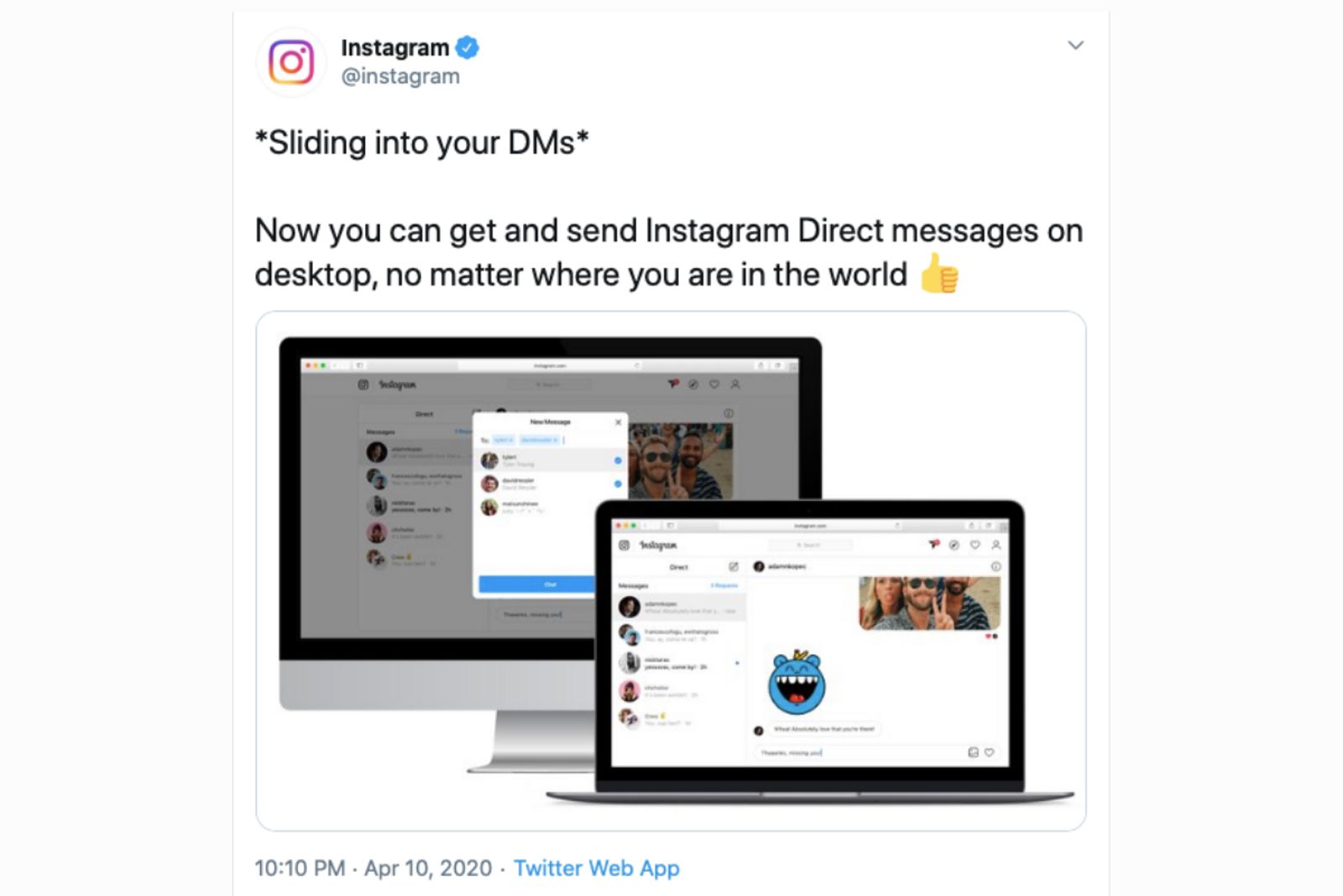 How to Send Instagram DMs From Desktop [New in 2020]