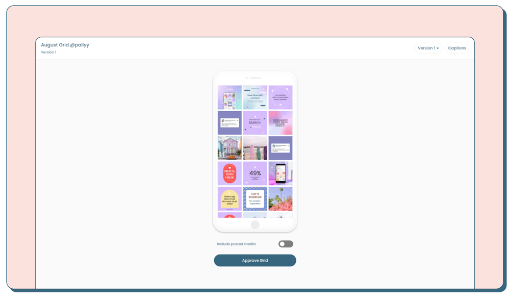 Plan your Instagram feed