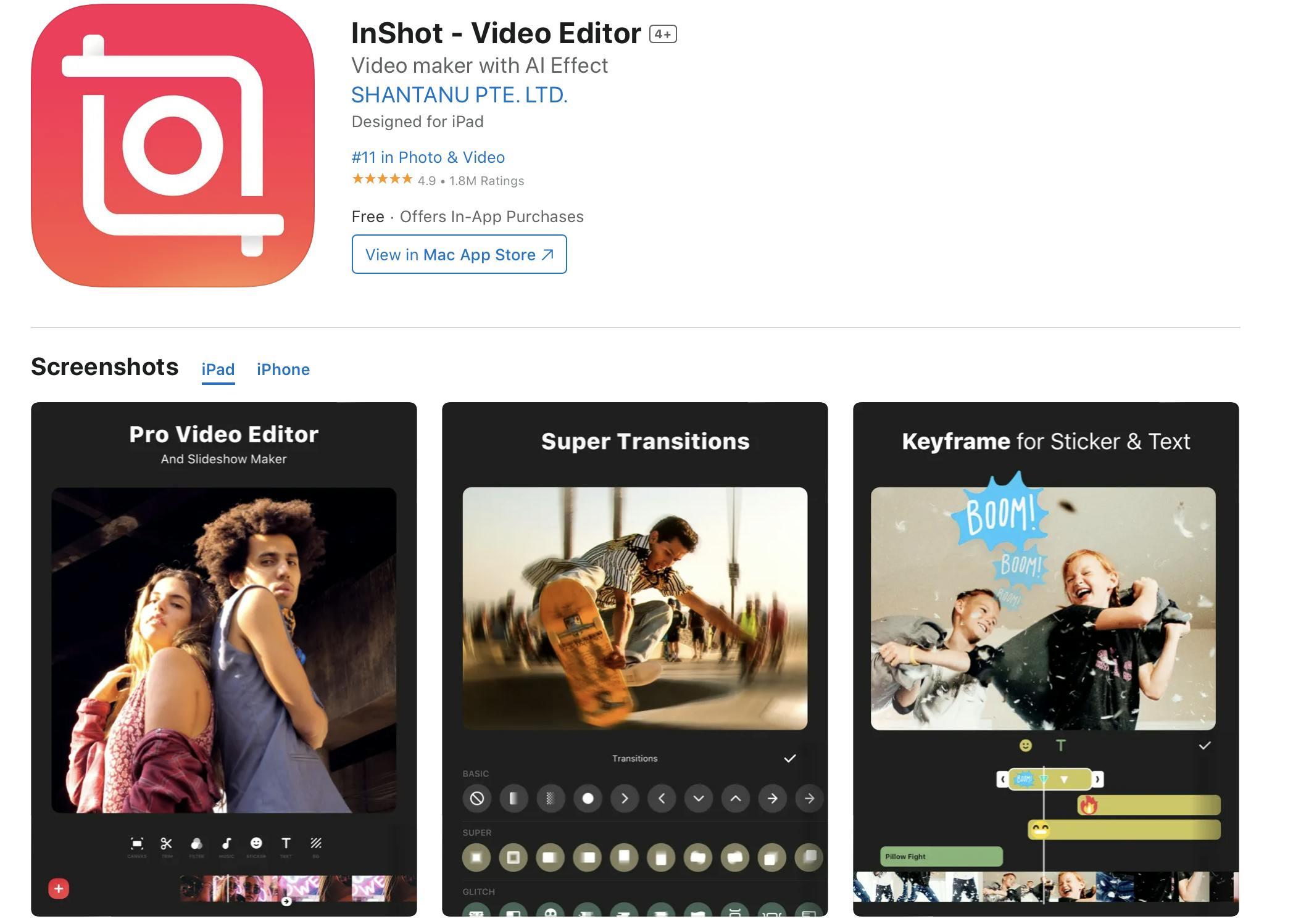 InShot Video Editor