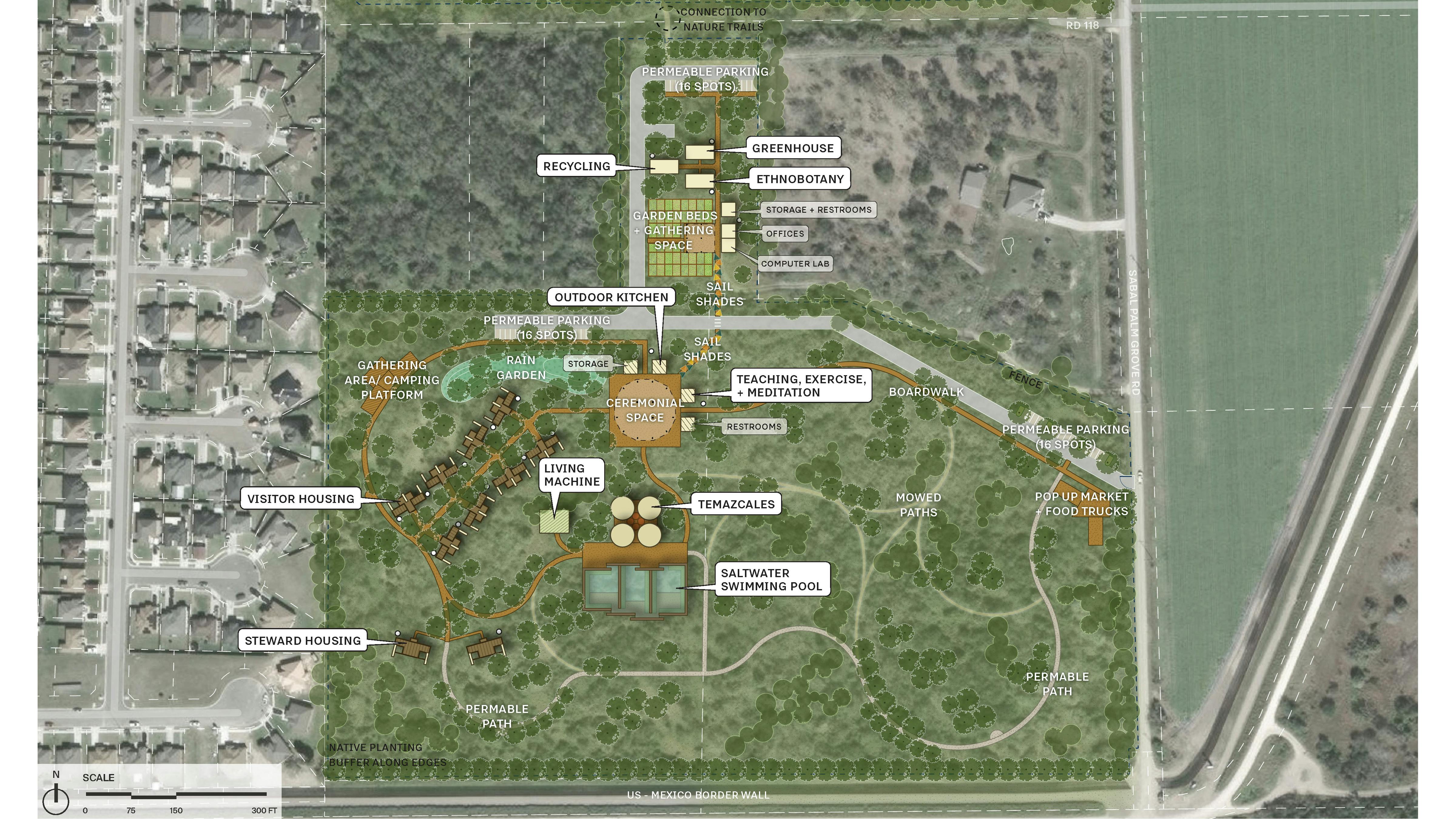 Aerial map of site