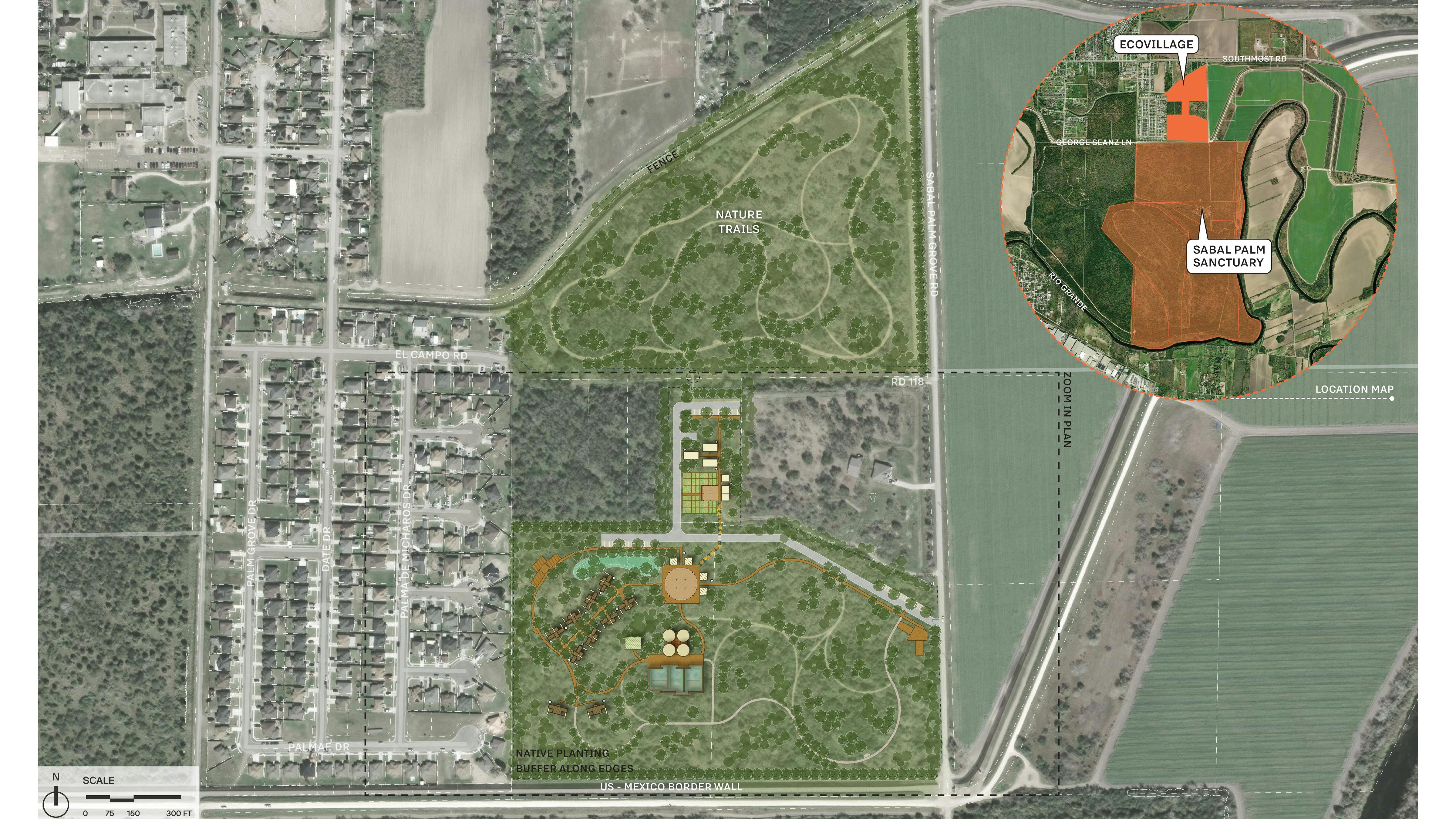 Master plan of proposed site