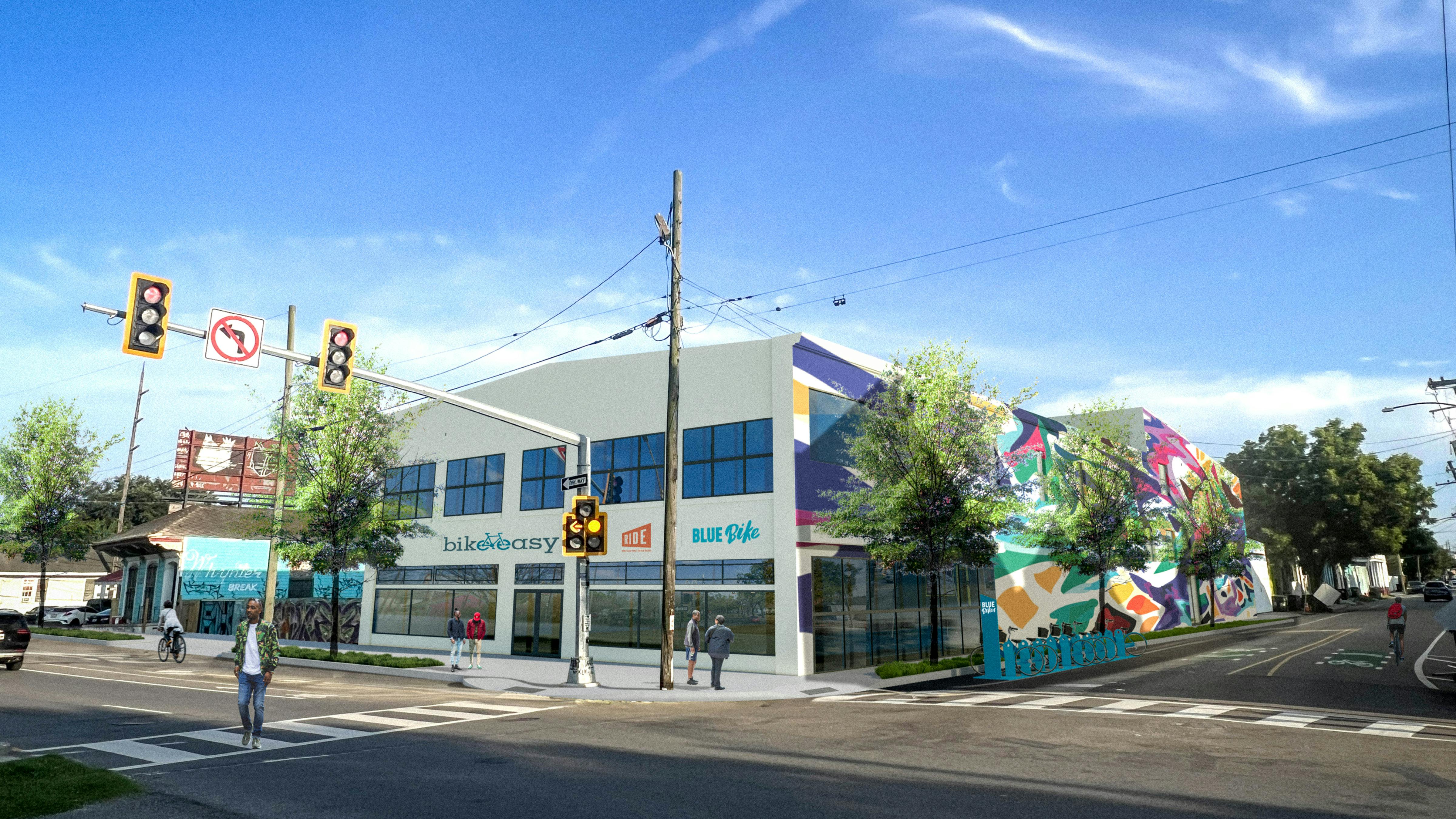 Render of proposed site