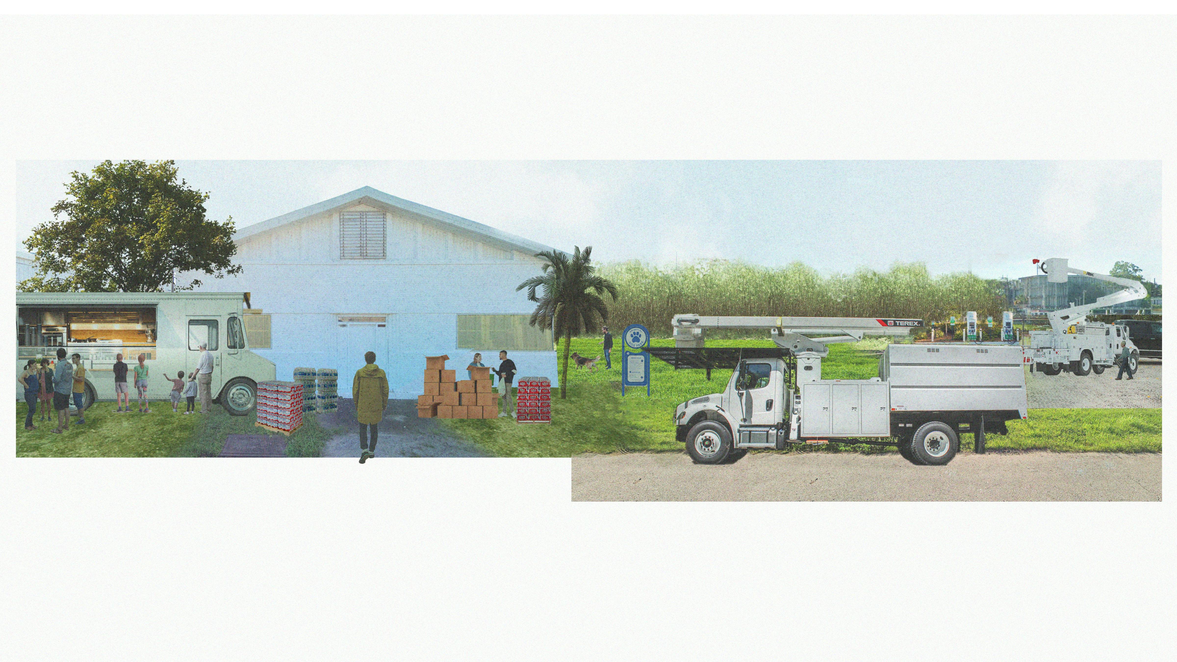 Render of proposed site