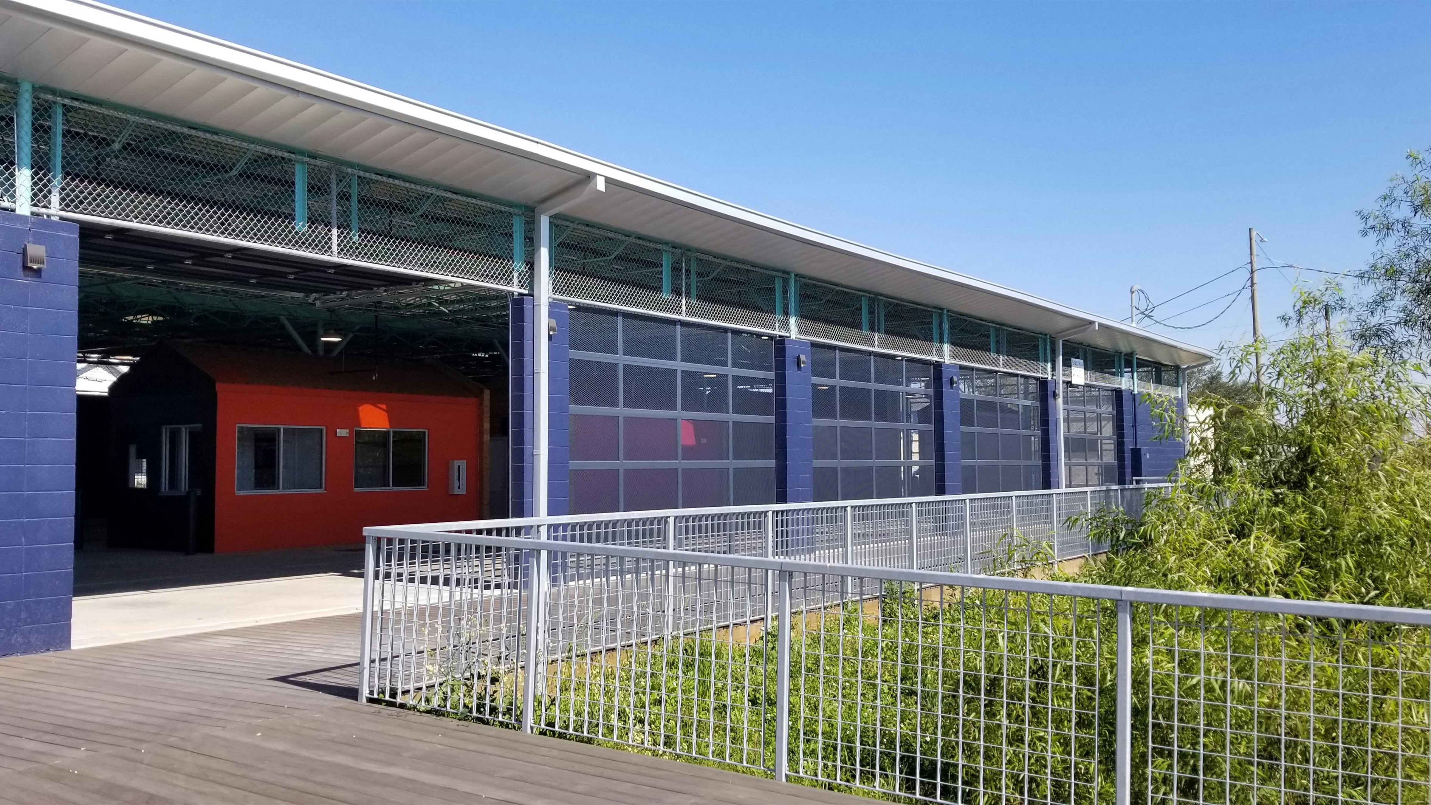 Renovating a storm damaged facility to create a multipurpose greenway amenity