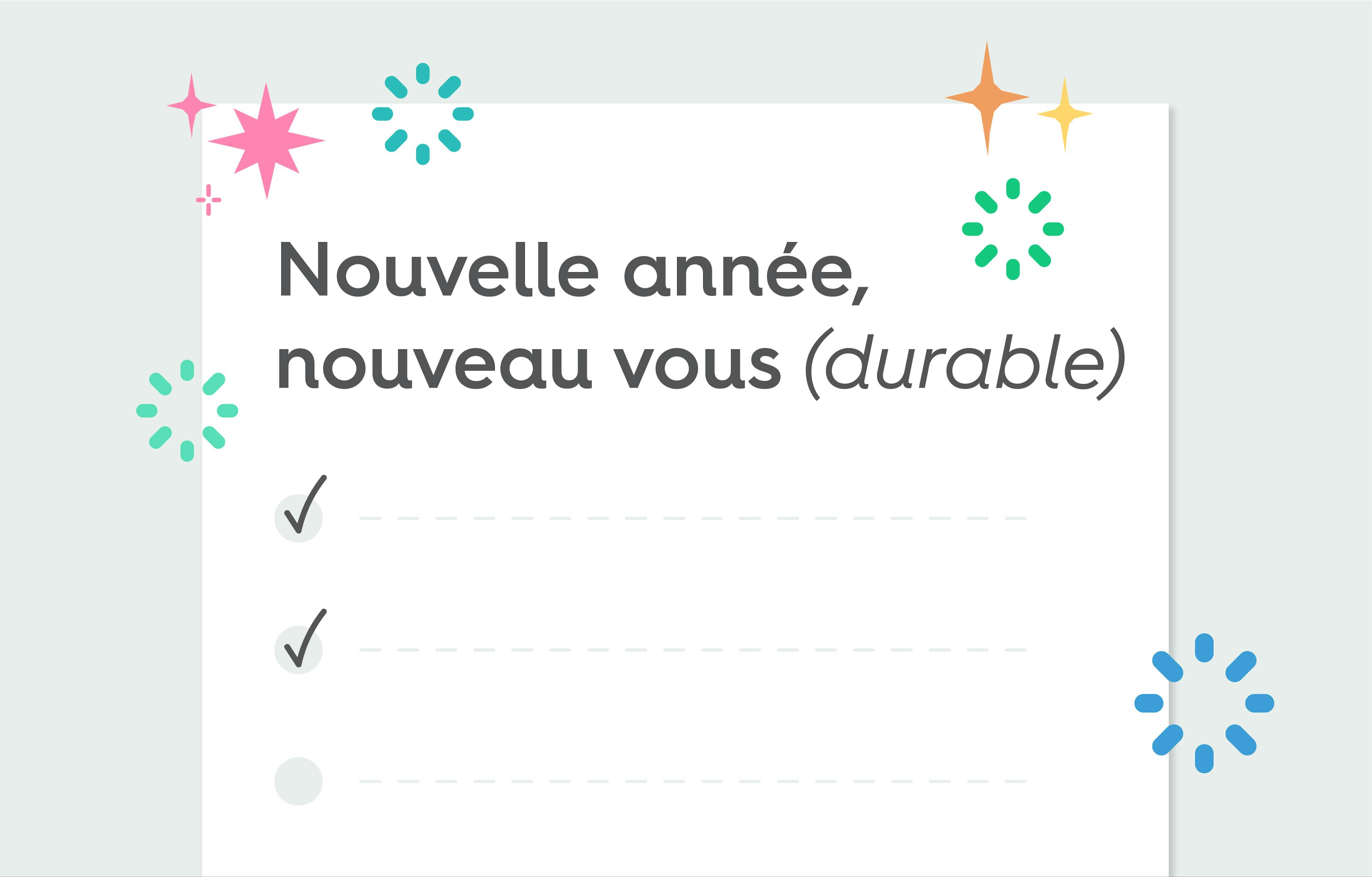 liste de bonnes résolutions pour la nouvelle année