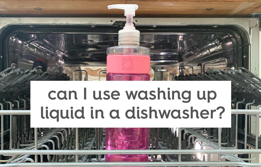 washing up liquid in dishwasher