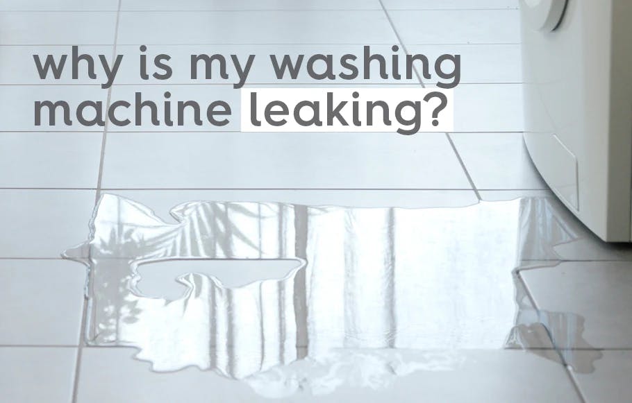 leaking washing machine