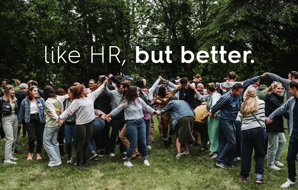 photo of the smol team. text: like HR, but better.