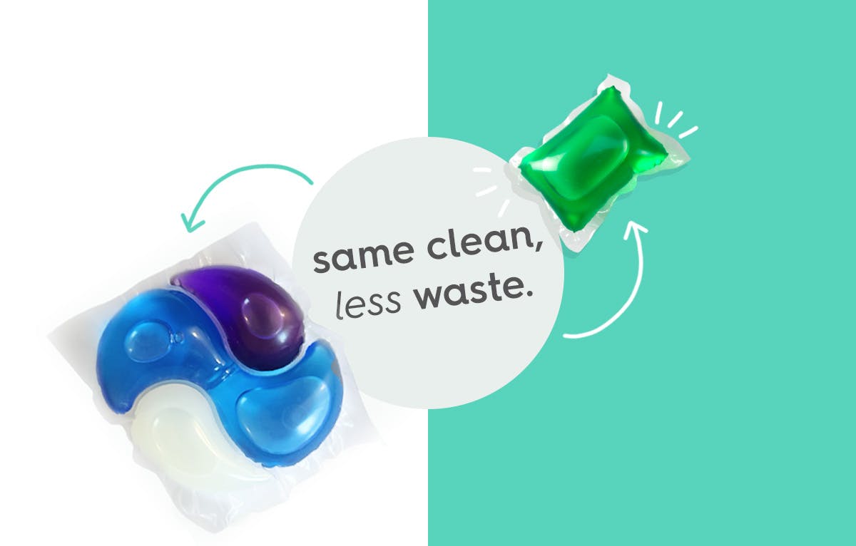 same clean less waste