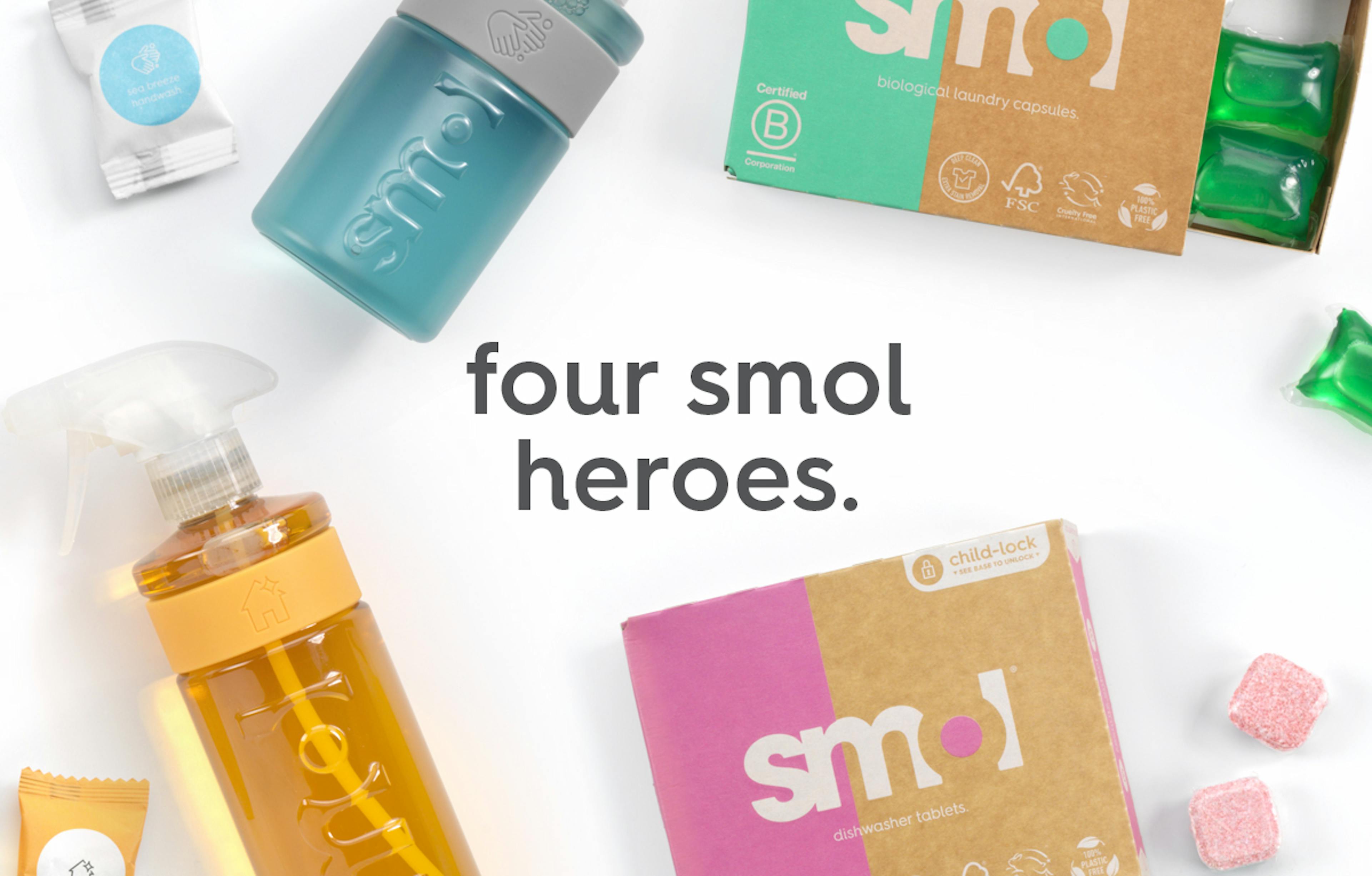 four smol heroes
