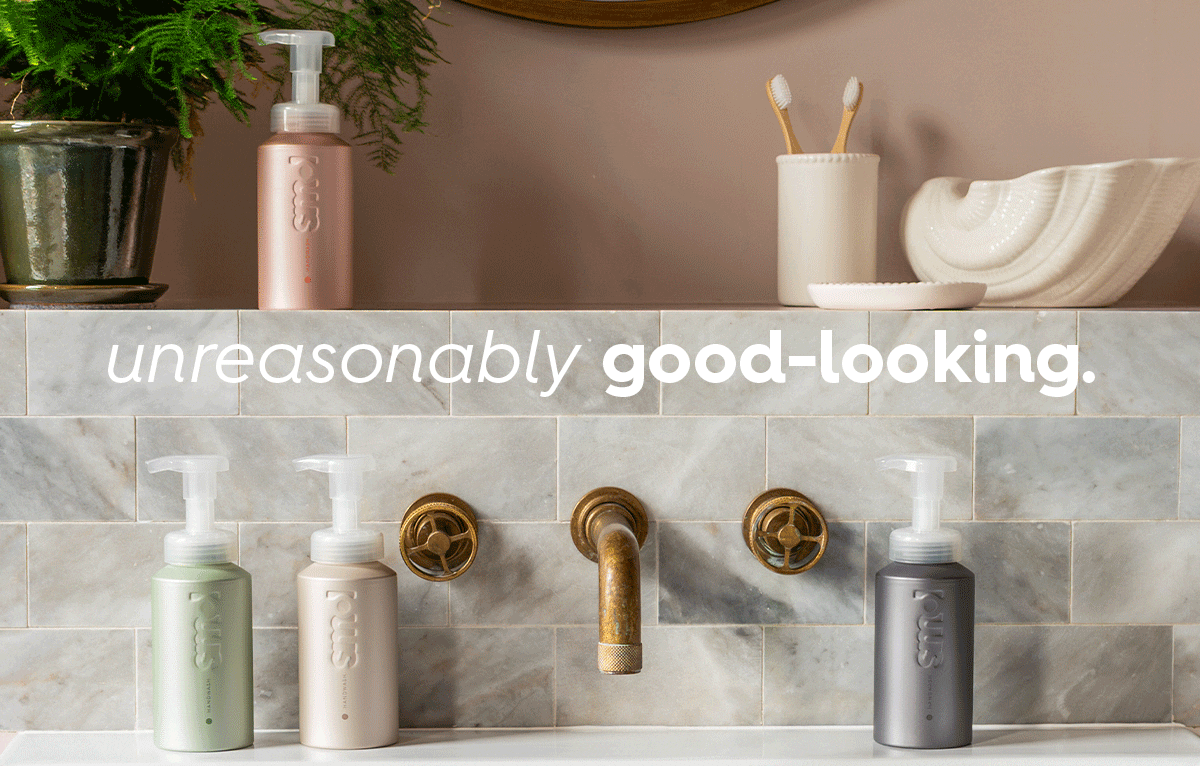 unreasonably good looking colourful aluminium handwash bottles