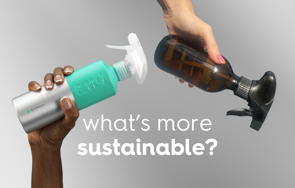 what's more sustainable? recycled aluminium or recycled glass bottles