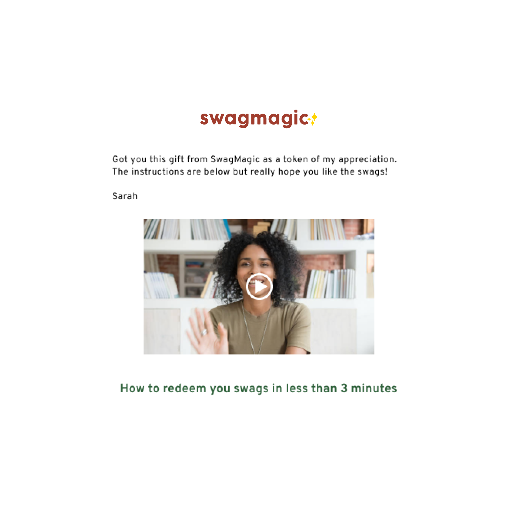 Swag Customization with Organizer Video Message | SwagMagic