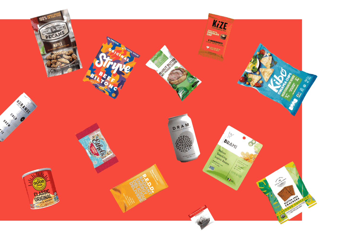 Snack options for boxes