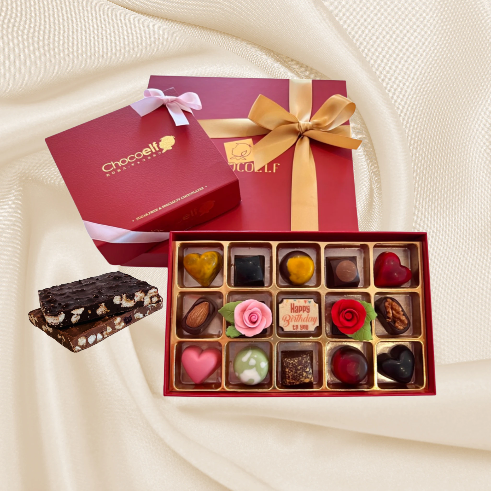 Chocolate gift boxes by ChocoElf on SnackMagic Singapore