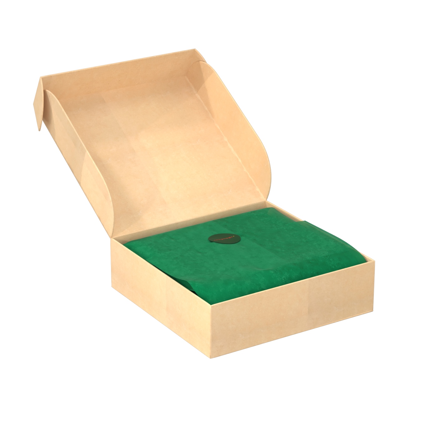 SwagMagic custom packaging -Green Tissue Paper