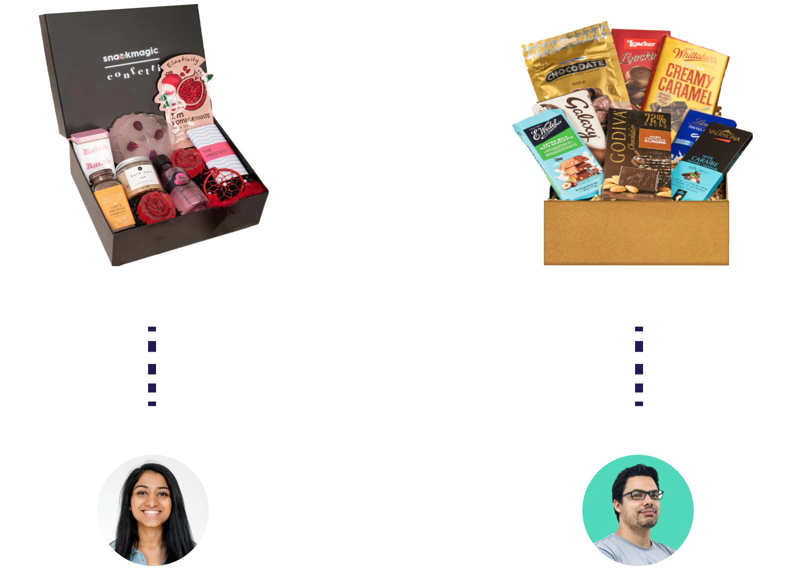 SnackMagic India - recipient pick their own gifts