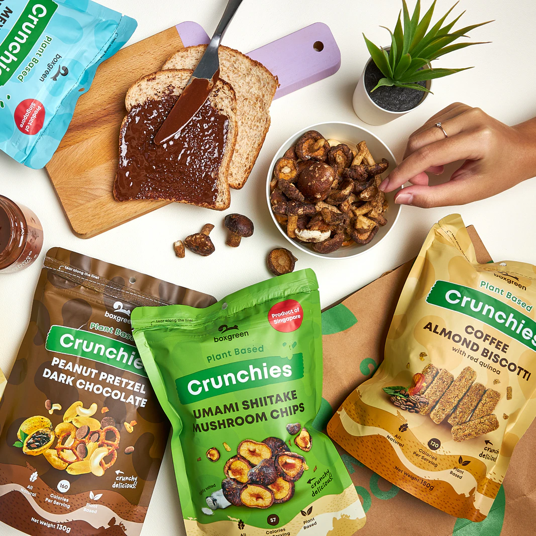 Snack bites by Boxgreen with SnackMagic Singapore