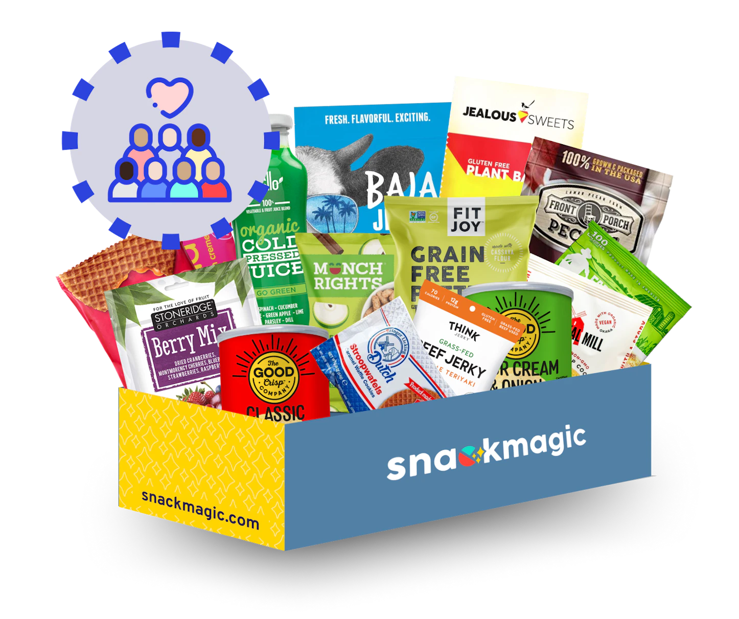 The only build-their-own snack box for virtual events