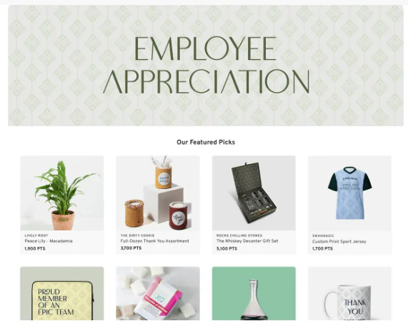 employee appreciation company store