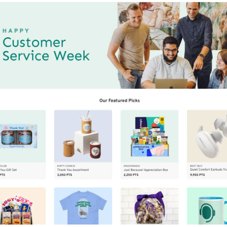 customer service week company store