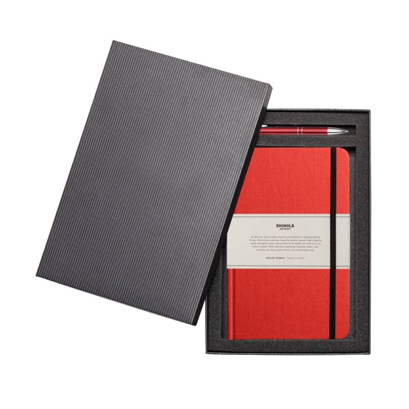 Shinola Hardcover Journal with Custom Logo